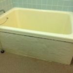 福岡市南区でひびが入った浴槽を再塗装【浴槽リペア！エコアール】
